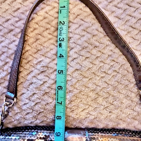 MICHAEL KORS Gunmetal/Dark Silver Sequin Purse - Picture 11 of 13
